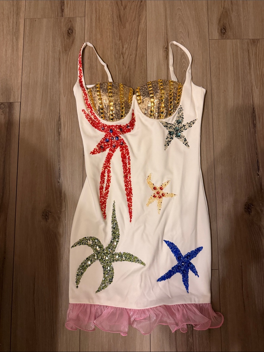 STARFISH BANDAGE MINI DRESS - Picture 4 of 4
